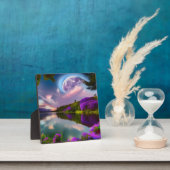Paars bloemen Draad en meer Fotoplaat (Insitu)