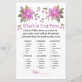 Paars bloemen Wat is er in je paardenspel? (Voorkant)