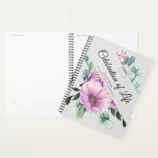 Paars Bloemengebedenboek voor het vieren van het l Planner (Display)