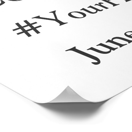 Paars Bloemig Afstudeerfeest Fotohokje Poster (Hoek)