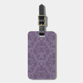 Paars bloemkool 2 bagagelabel (Voorkant verticaal)