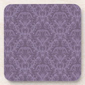 Paars bloemkool 2 drankjes onderzetter (Voorkant)