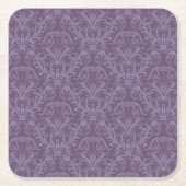 Paars bloemkool 2 kartonnen onderzetters (Voorkant)