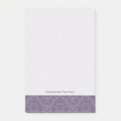 Paars bloemkool 2 post-it® notes (Voorkant)