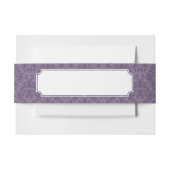 Paars bloemkool 2 uitnodigingen wikkel (Voorkant Voorbeeld)