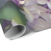 Paars bloemkool cadeaupapier (Rol Hoek)