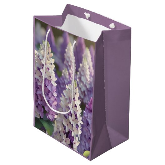 Paars bloemkool medium cadeauzakje (Voorkant Gekanteld)