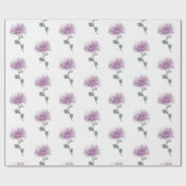 paars bloempakpapier cadeaupapier (Vlak)