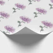 paars bloempakpapier cadeaupapier (Hoek)