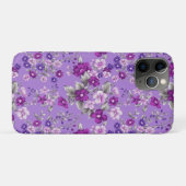 Paars bloesem Case-Mate iPhone case (Achterkant (horizontaal))