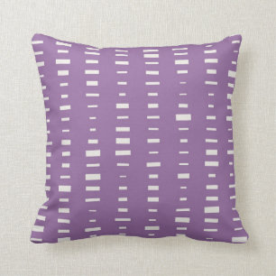 Paars blok Stripe Pillow Kussen