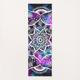 Paars Blue Galaxy Mandala Yoga Mat