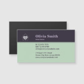 Paars & Blue Home Care Visitekaartje Magnet (Voorkant / Achterkant)