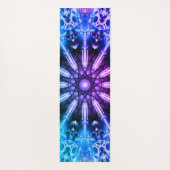 Paars Blue Mandala Yogamat (Achterkant)