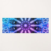 Paars Blue Mandala Yogamat (Voorkant (horizontaal))