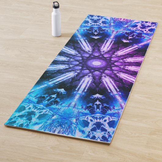 Paars Blue Mandala Yogamat (In situ)