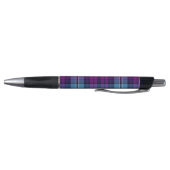 Paars Blue Scottish Tartan Pset op persoonlijke ti Pen (Bodem)