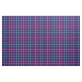 Paars Blue Scottish Tartan Pset Stof (Yard (91,4 cm))