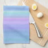 Paars Blue Turquoise Green Pastel Kitchen Towel Theedoek (Quarter Fold)