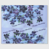 Paars Blues en Greens Cadeaupapier (Vlak)