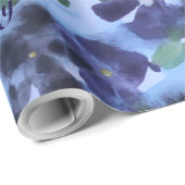 Paars Blues en Greens Cadeaupapier (Rol Hoek)