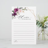 Paars blush roze rozen Vrijgezellenfeest advies (Staand voorkant)