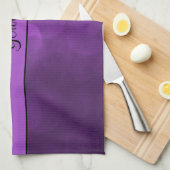 Paars Bokeh Theedoek (Quarter Fold)