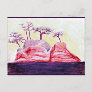 Paars Bonsai Briefkaart