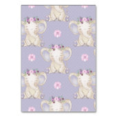 Paars bord met een ballonvaardige ballonvaarder kaart (Achterkant)