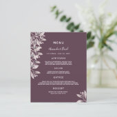 Paars botanisch stoffig roos in het verbindingsmen (Staand voorkant)