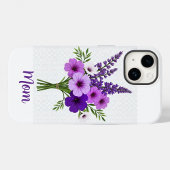 Paars Bouquet Case-Mate iPhone Case