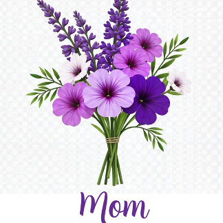 Paars Bouquet Case-Mate iPhone 14 Hoesje