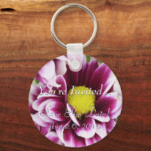 Paars Bouquet Sleutelhanger (Voorkant)