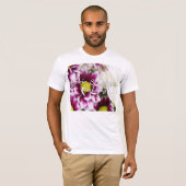 Paars Bouquet T-shirt (Voorkant volledig)