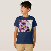 Paars Bouquet T-shirt (Voorkant volledig)