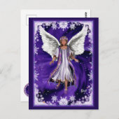 Paars Briefkaart (Voorkant / Achterkant)