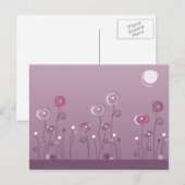 Paars Briefkaart (Voorkant / Achterkant)