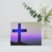 Paars Briefkaart (Staand voorkant)