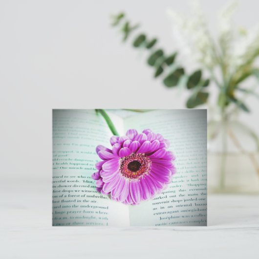 Paars  Briefkaart (Staand voorkant)