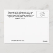 Paars Briefkaart (Achterkant)