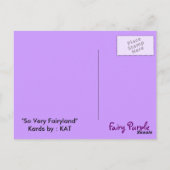 paars briefkaart (Achterkant)