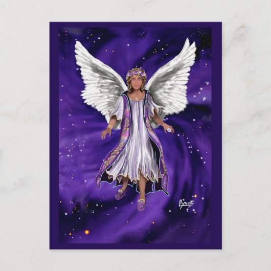 Paars Briefkaart (Voorkant)