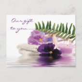 Paars Briefkaart (Voorkant)