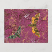 Paars Briefkaart van de Moth (Voorkant)