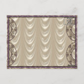 Paars Briefkaart voor de dwarsdoorsnede (Achterkant)