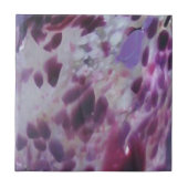 Paars, bruin, lila, wit, crème. tegeltje (Voorkant)
