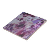 Paars, bruin, lila, wit, crème. tegeltje (Zijkant)