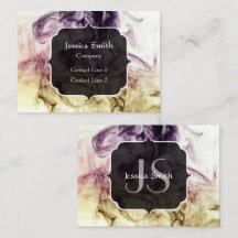 Paars bruin roky stof Abstract monogram