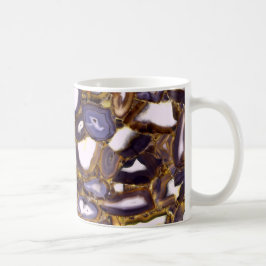 Paars Bruin Wit Agaat ontwerp Koffiemok