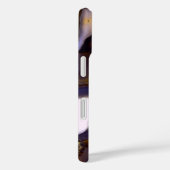 Paars bruin wit Agate-ontwerp Case-Mate iPhone Case (Achterkant / Rechts)